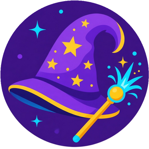 Wizard's World hat and wand
